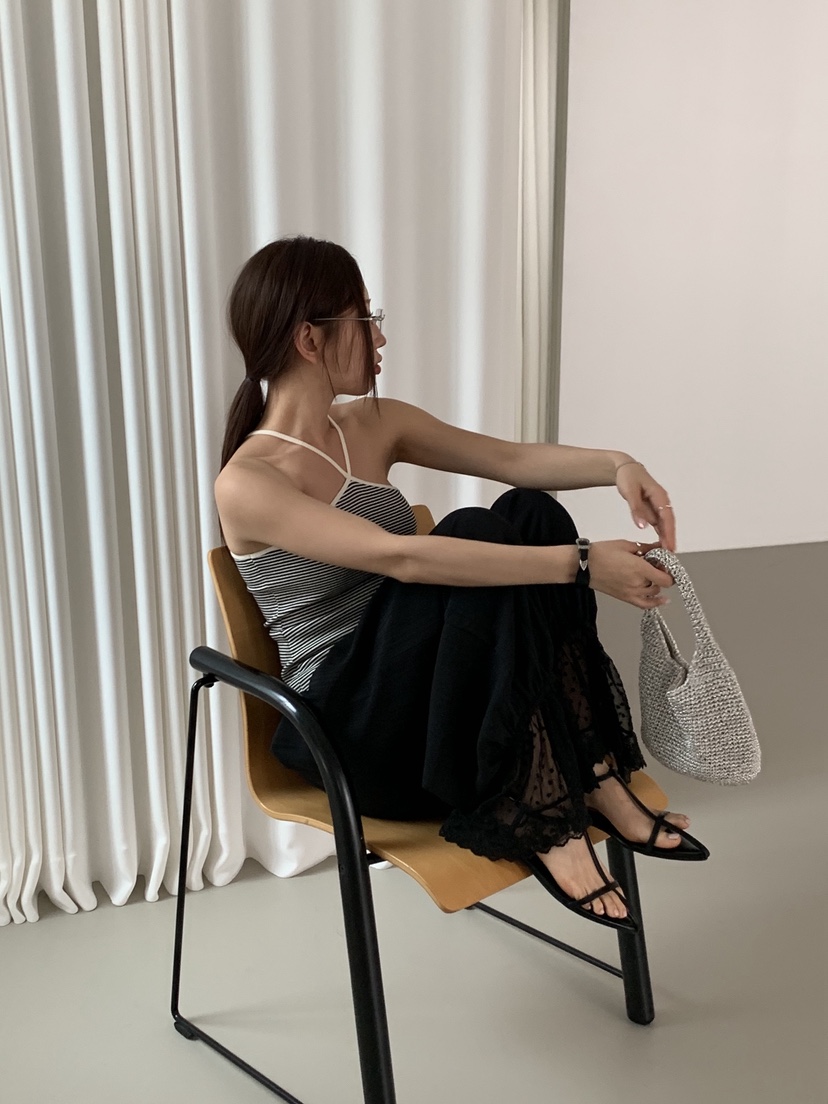 SUNDER MARKET韓國直郵實拍女裝新品時尚推薦休閑吊帶背心SUNDER MARKET吊帶/背心