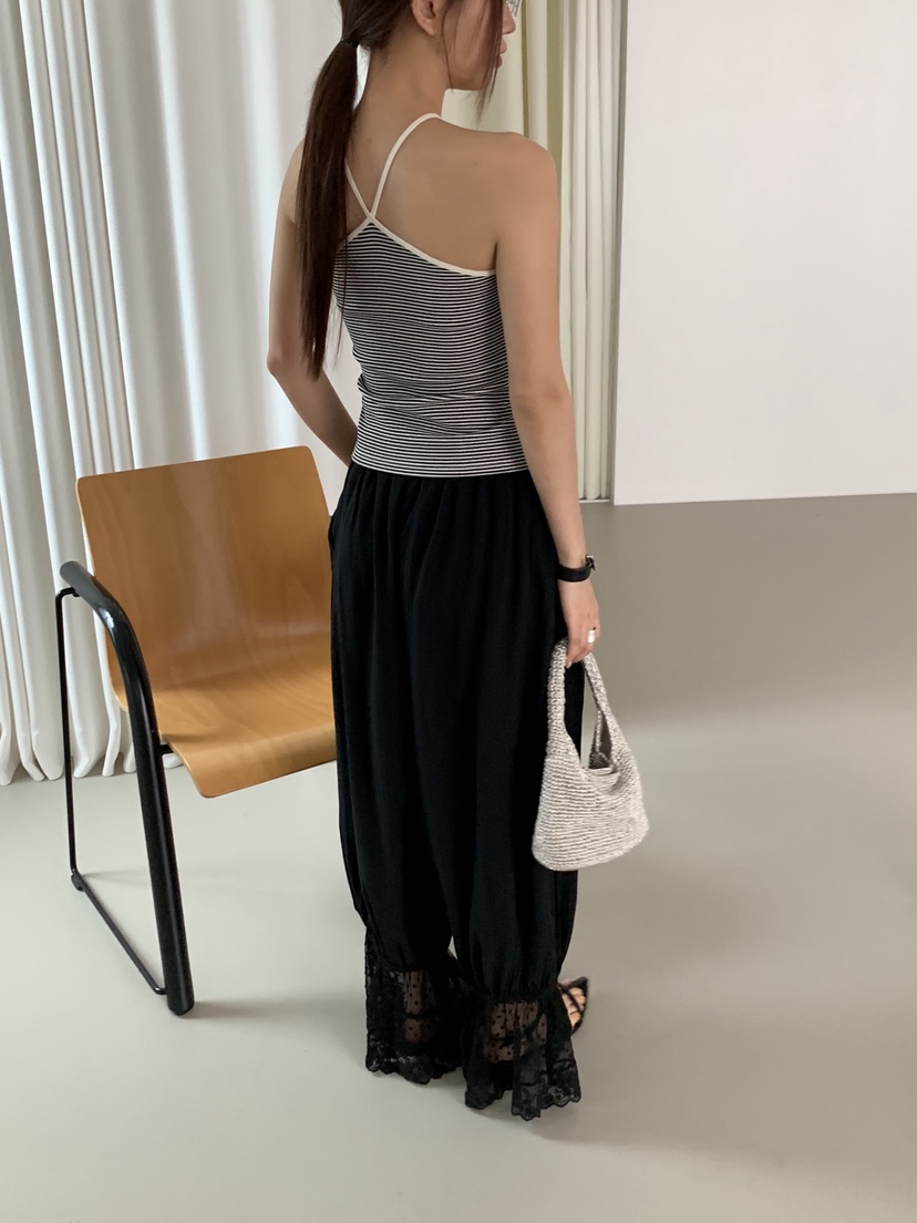 SUNDER MARKET韓國直郵實拍女裝新品時尚推薦休閑吊帶背心SUNDER MARKET吊帶/背心