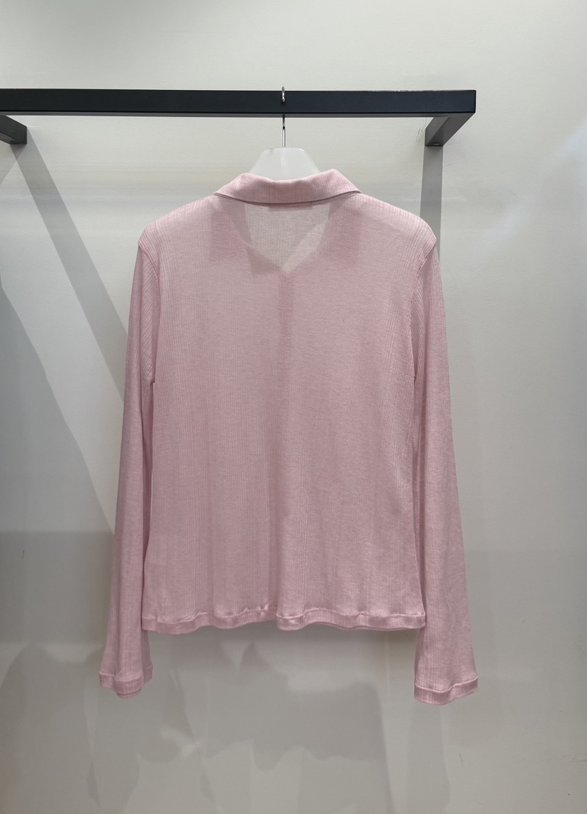 MUYBIEN東大門實拍韓國女士新品職業休閑長袖T恤透視開衫MUYBIEN長袖T恤