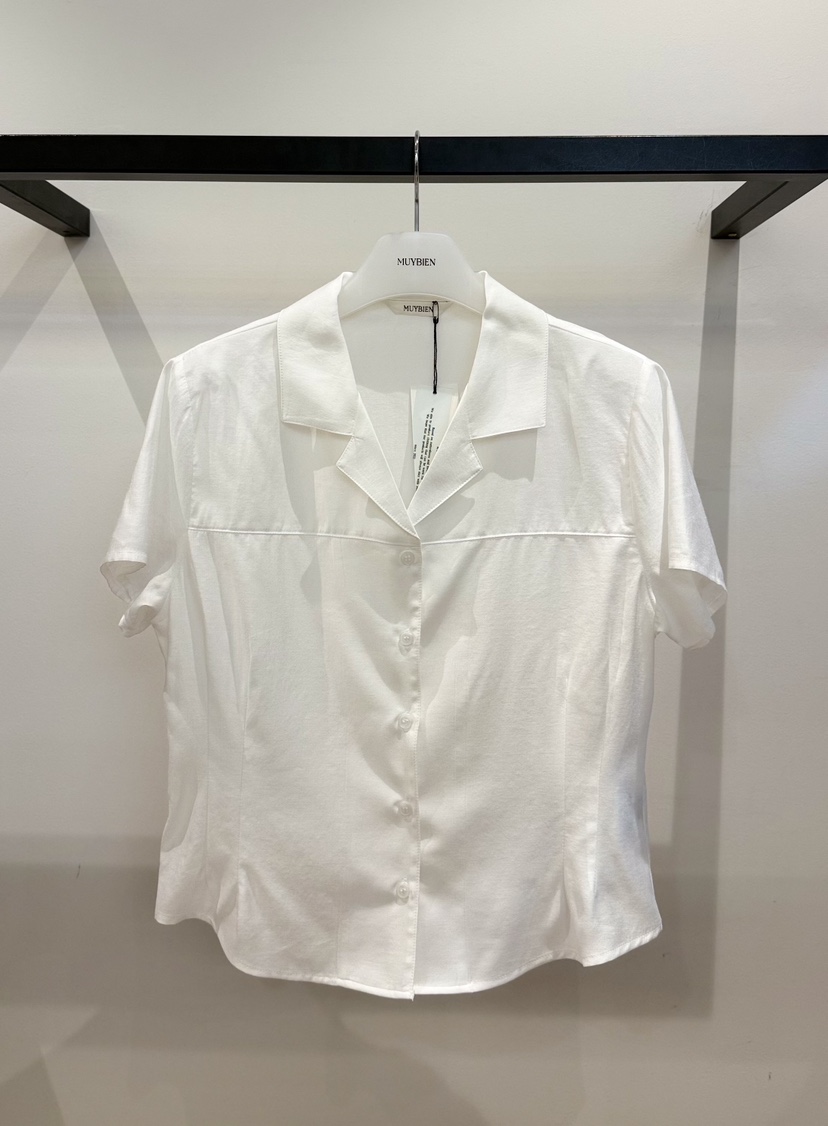 MUYBIEN東大門實拍韓國女裝新款人氣推薦26夏季襯衫蕾絲衫MUYBIEN襯衫/蕾絲衫圖色2