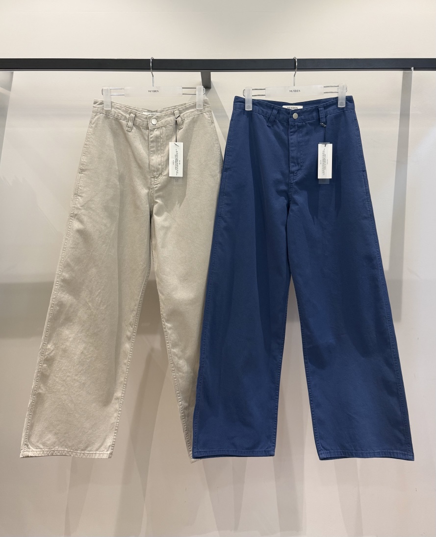 MUYBIEN韓國代購女裝新品職業休閑時尚人氣26夏季26春夏休閑褲MUYBIEN休閑褲圖色2左二色