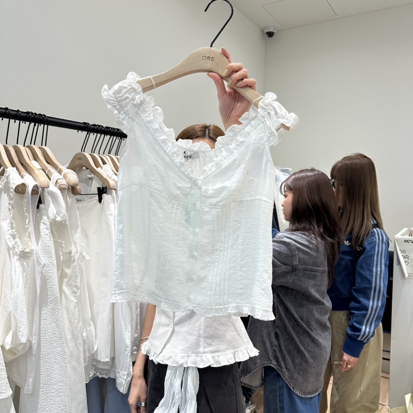 ORE-P韓國直郵女裝新款推薦熱賣26夏季26春夏休閑吊帶背心ORE吊帶/背心圖色1