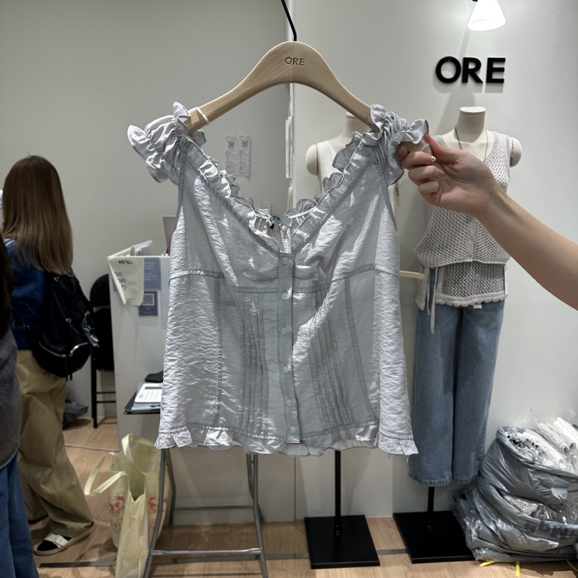 ORE-P韓國直郵女裝新款推薦熱賣26夏季26春夏休閑吊帶背心ORE吊帶/背心圖色2