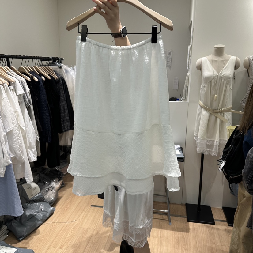 ORE-P韓國直郵女士新款26春夏推薦休閑職業半身裙中短裙ORE半身裙/中短裙