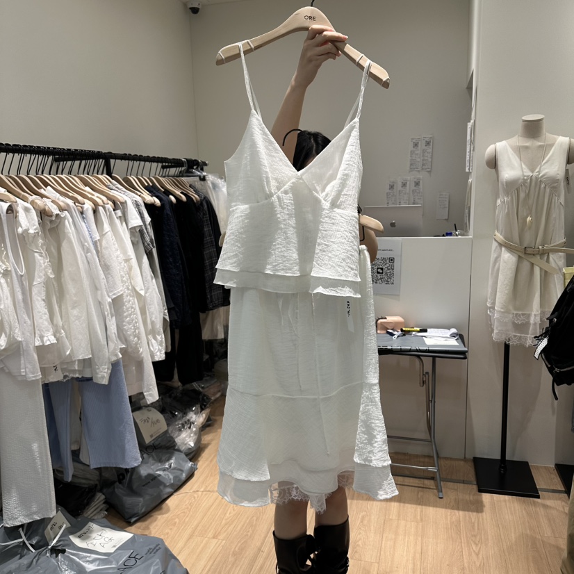 ORE-P韓國直郵女士新款26春夏推薦休閑職業半身裙中短裙ORE半身裙/中短裙