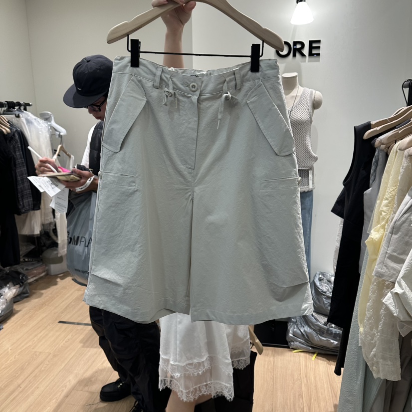 ORE-P韓國直郵女裝新款26春夏時尚休閑26夏季人氣推薦短褲ORE短褲圖色1