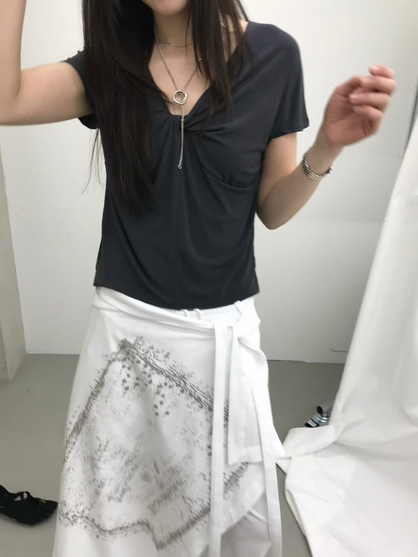 MINIMUZE東大門實拍韓國女士新品26夏季26春夏職業人氣T恤MINIMUZET恤