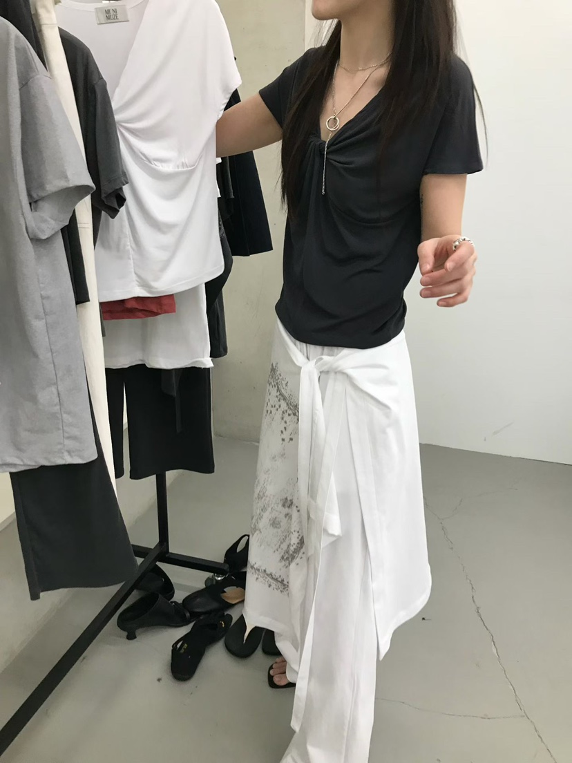 MINIMUZE東大門實拍韓國女士新品26夏季26春夏職業人氣T恤MINIMUZET恤