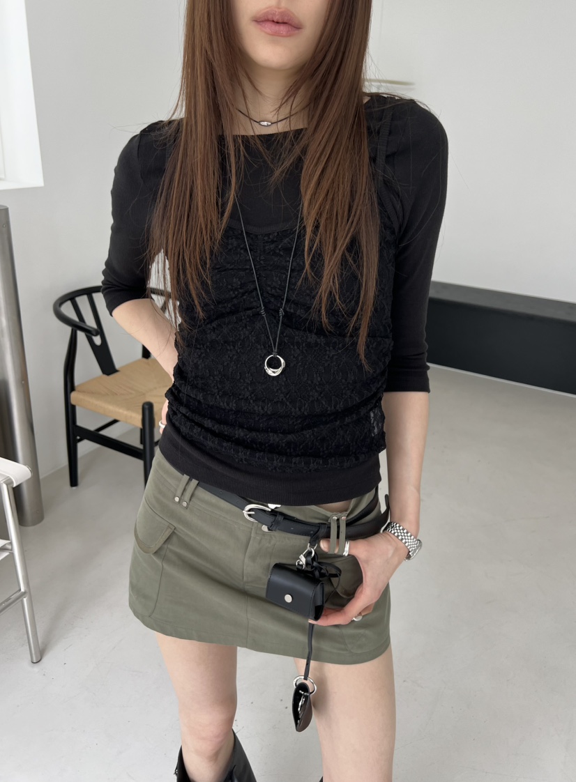 NOVUS韓國直郵女士新款26夏季26春夏職業熱賣時尚休閑T恤NOVUST恤