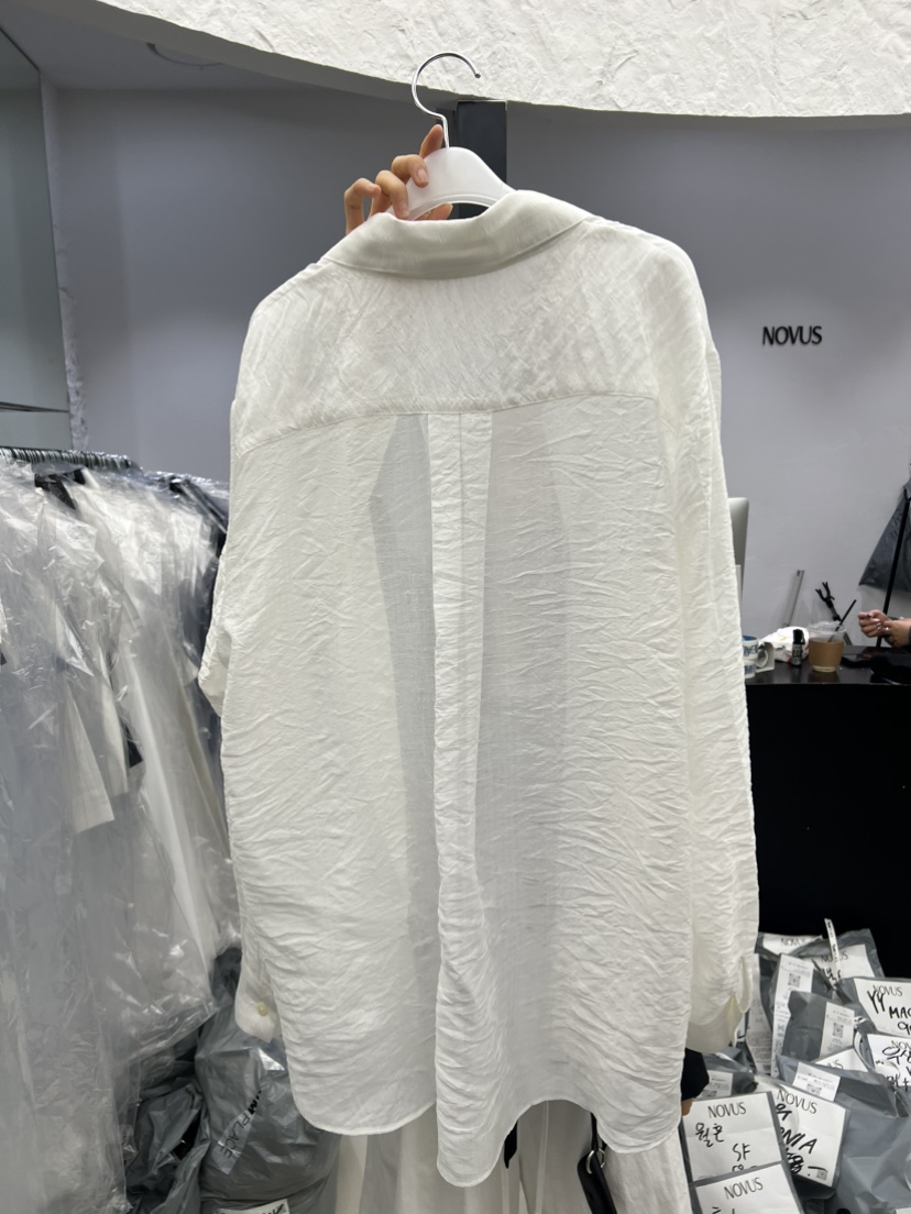 NOVUS韓國直郵實拍女士新款時尚熱賣休閑26春夏襯衫蕾絲衫NOVUS襯衫/蕾絲衫