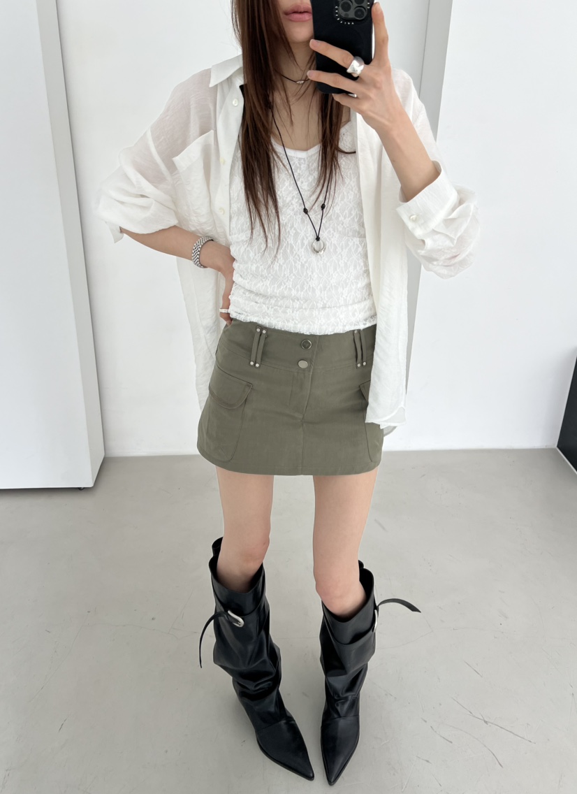 NOVUS韓國直郵實拍女士新款時尚熱賣休閑26春夏襯衫蕾絲衫NOVUS襯衫/蕾絲衫