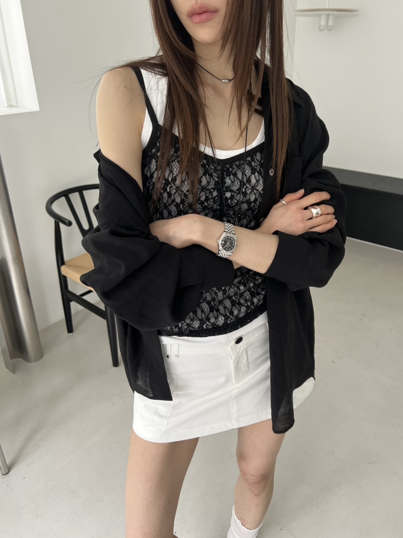 NOVUS韓國直郵女士新款26夏季時尚職業熱賣推薦人氣吊帶背心NOVUS吊帶/背心