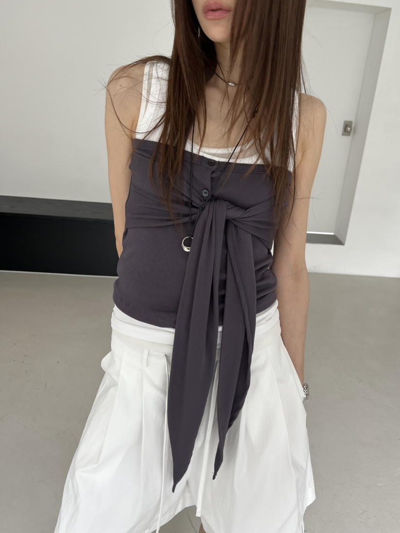 NOVUS韓國直郵女裝新品職業人氣熱賣休閑26夏季26春夏吊帶背心NOVUS吊帶/背心