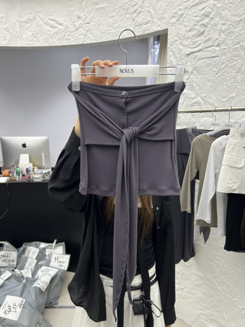 NOVUS韓國直郵女裝新品職業人氣熱賣休閑26夏季26春夏吊帶背心NOVUS吊帶/背心圖色2