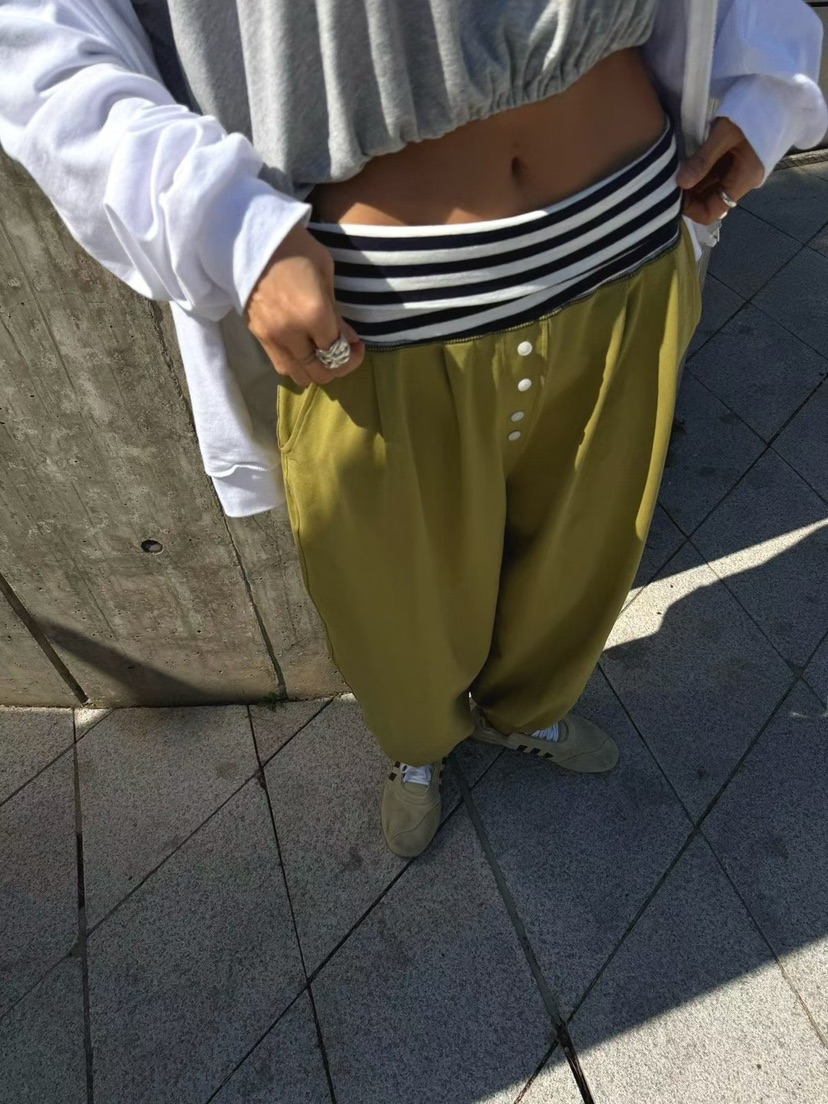 ABBEYLEE韓國直郵女裝新款時尚休閑26春夏熱賣人氣休閑褲ABBEYLEE休閑褲