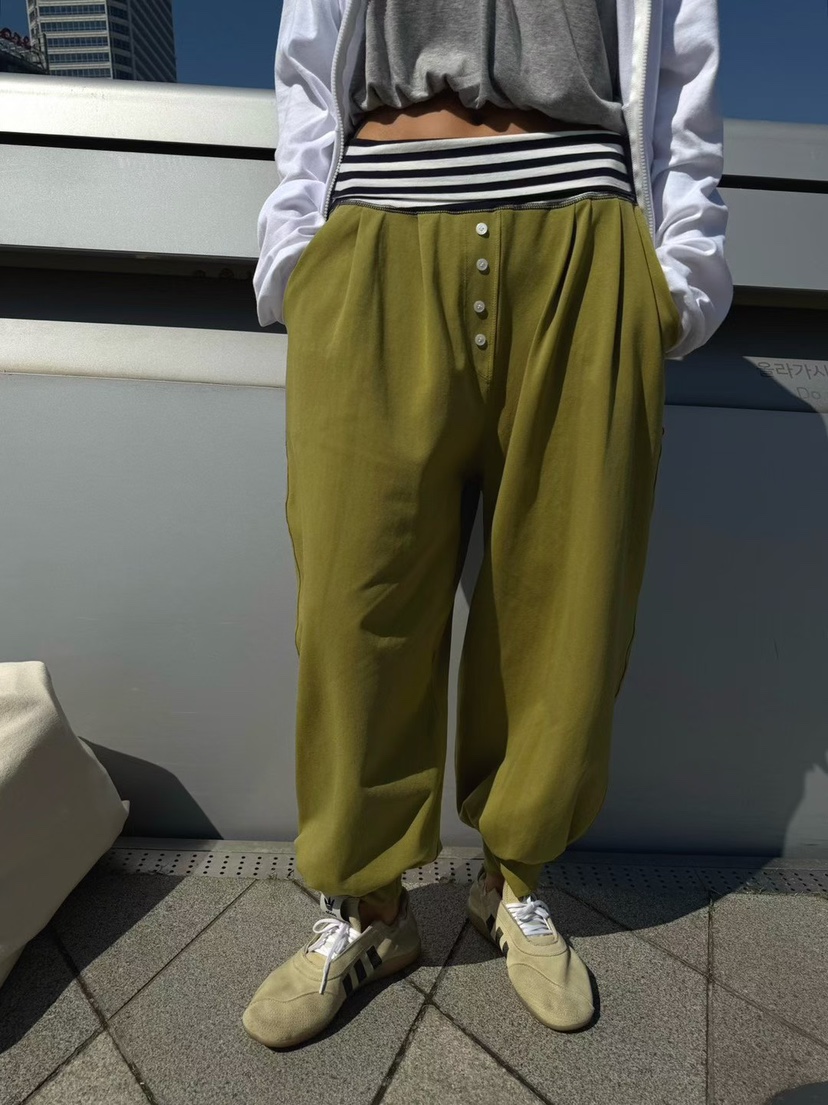 ABBEYLEE韓國直郵女裝新款時尚休閑26春夏熱賣人氣休閑褲ABBEYLEE休閑褲