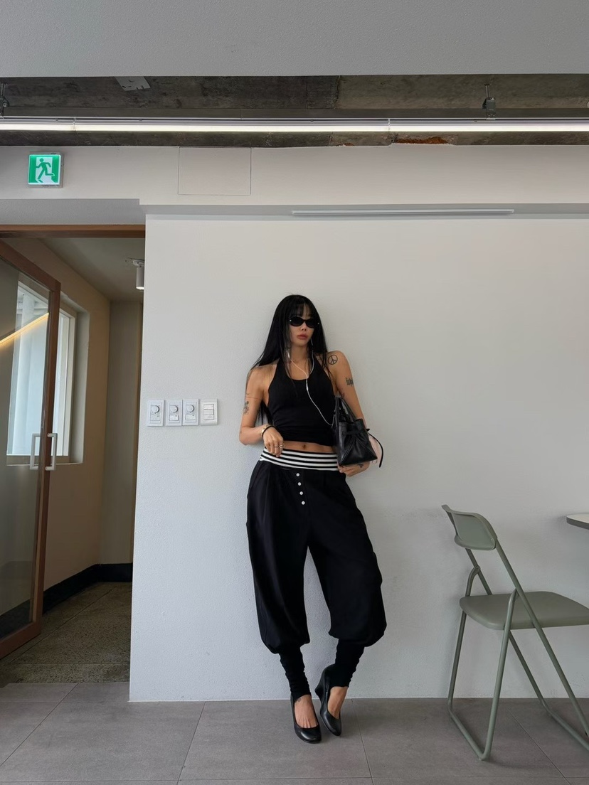 ABBEYLEE韓國直郵女裝新款時尚休閑26春夏熱賣人氣休閑褲ABBEYLEE休閑褲圖色1