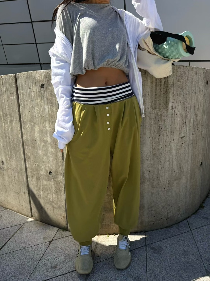 ABBEYLEE韓國直郵女裝新款時尚休閑26春夏熱賣人氣休閑褲ABBEYLEE休閑褲圖色2