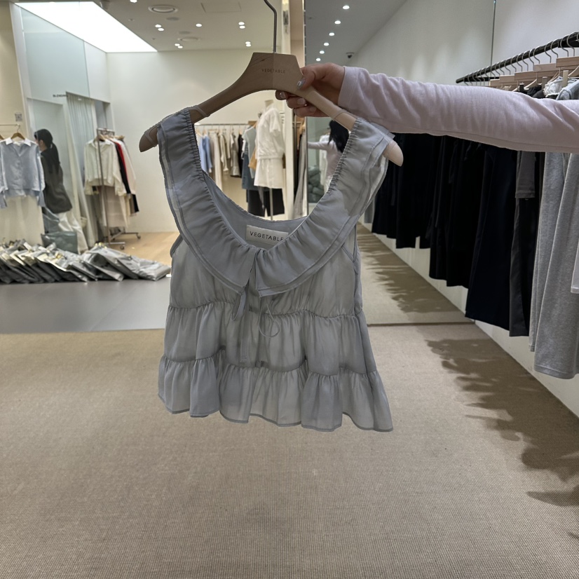 VEGETABLE韓國東大門直郵女士新品人氣26夏季職業吊帶背心VEGETABLE吊帶/背心圖色2