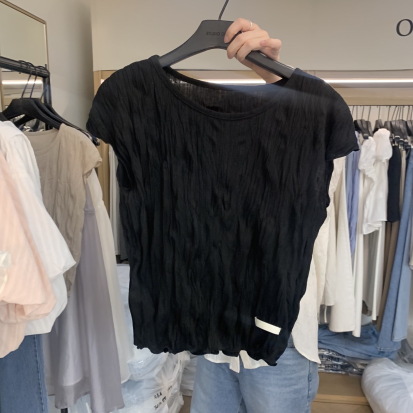 OBJET/LOVEUSU韓國直郵女裝新品熱賣職業時尚26夏季26春夏T恤OBJET/LOVEUSUT恤圖色2