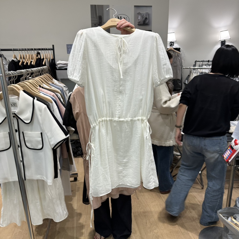 M.G.N韓國東大門直郵女裝新款推薦時尚人氣26春夏連衣裙緞MAGNET連衣裙圖色1