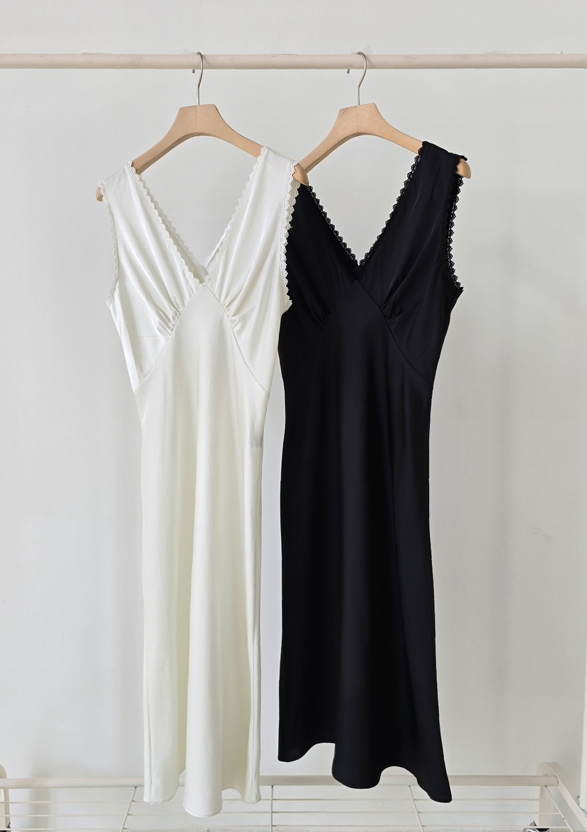 J SHOP韓國直郵實拍女裝新品推薦人氣休閑26夏季連衣裙絲綢J_SHOP連衣裙