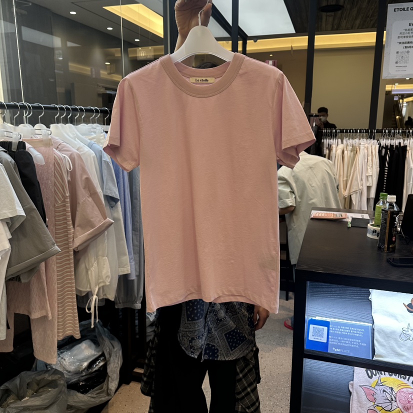 LE ETOILE韓國直郵女裝新款職業時尚休閑26夏季人氣T恤修身Le etoileT恤圖色2