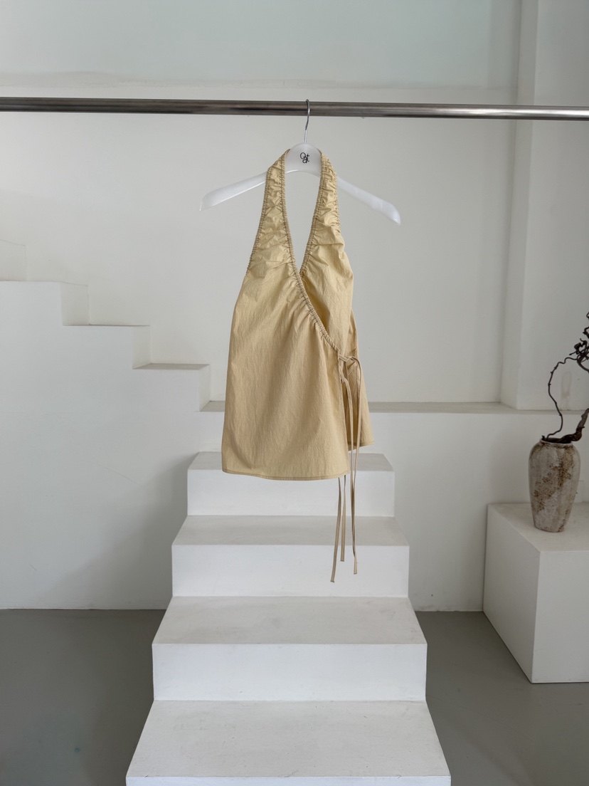 OATMEAL韓國東大門代購女裝新款人氣休閑熱賣26春夏吊帶背心OATMEAL吊帶/背心圖色2