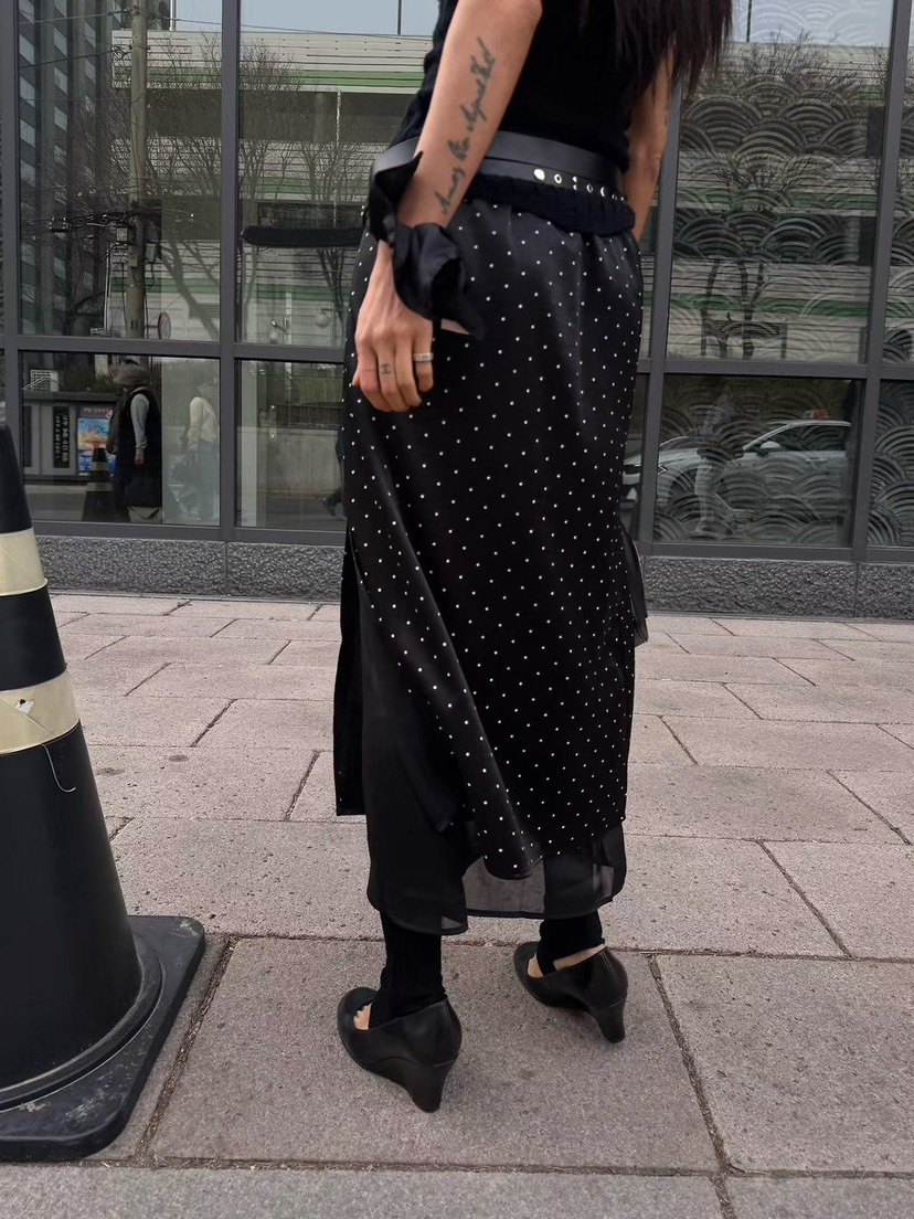 ABBEYLEE韓國東大門代購女士新款職業推薦熱賣長裙不含腰帶ABBEYLEE長裙