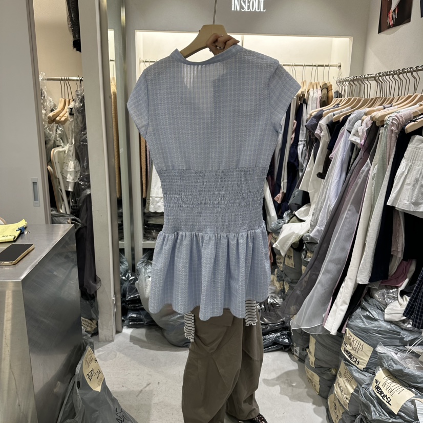 BERTHA韓國直郵女士新款推薦職業26春夏休閑26夏季連衣裙BERTHA連衣裙