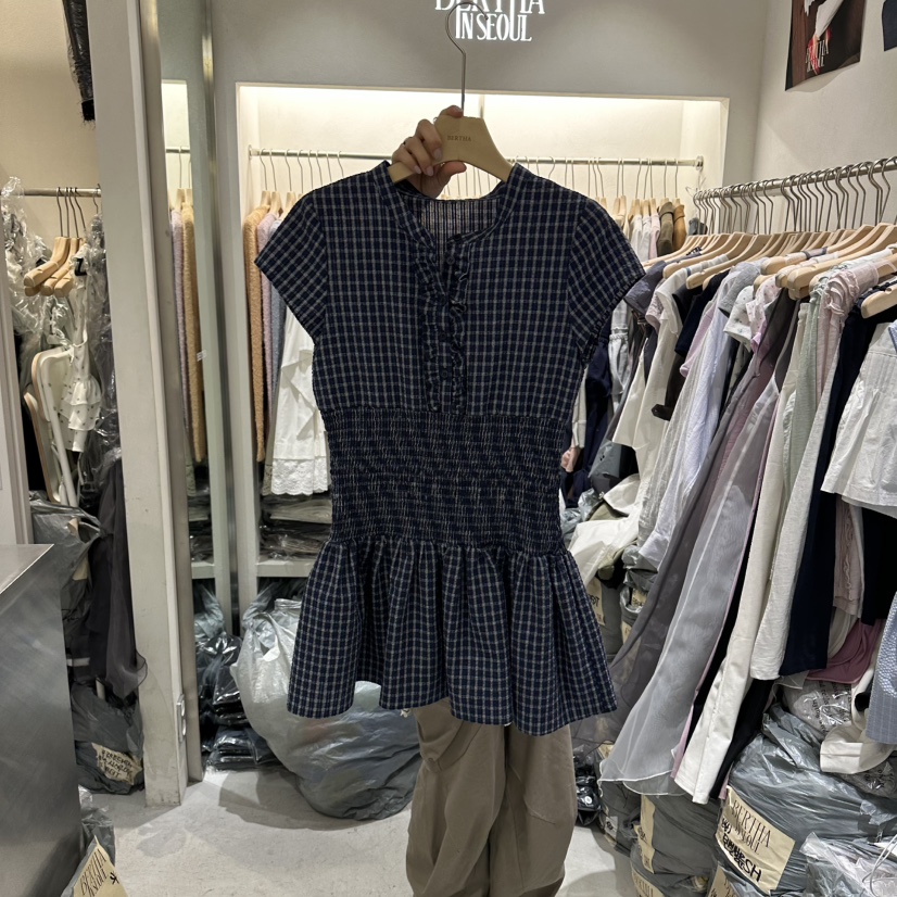 BERTHA韓國直郵女士新款推薦職業26春夏休閑26夏季連衣裙BERTHA連衣裙圖色2