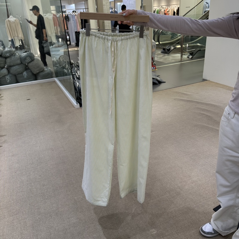 VEGETABLE韓國直郵實拍女士新品休閑人氣時尚推薦休閑褲條紋VEGETABLE休閑褲圖色1