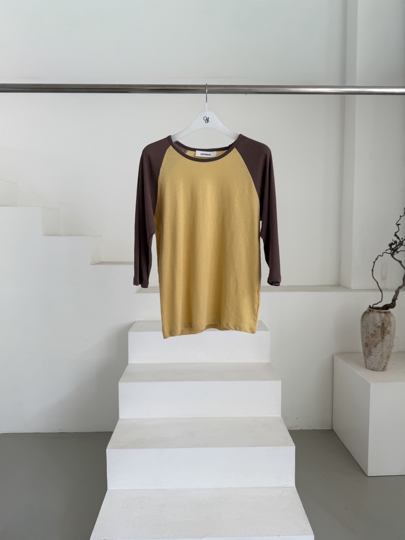 OATMEAL韓國東大門直郵女裝新款26夏季職業時尚休閑熱賣T恤OATMEALT恤圖色3