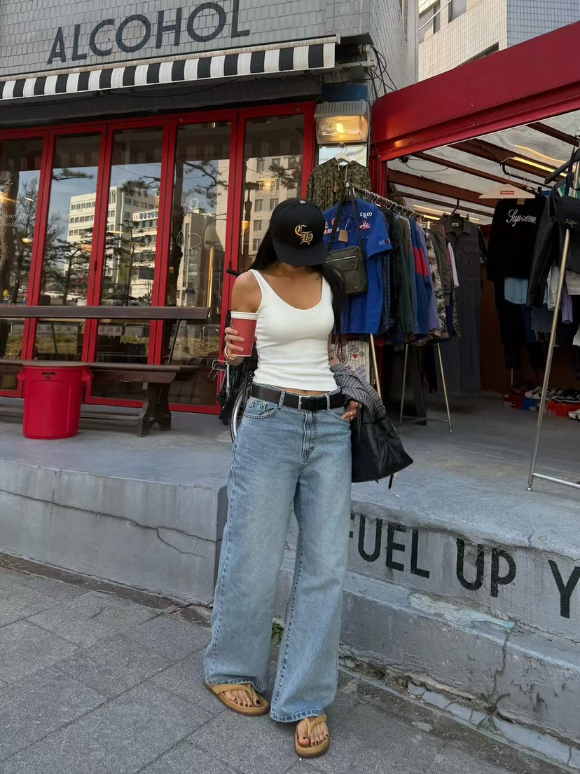 ABBEYLEE韓國代購女士新品職業人氣休閑熱賣26夏季吊帶背心ABBEYLEE吊帶/背心