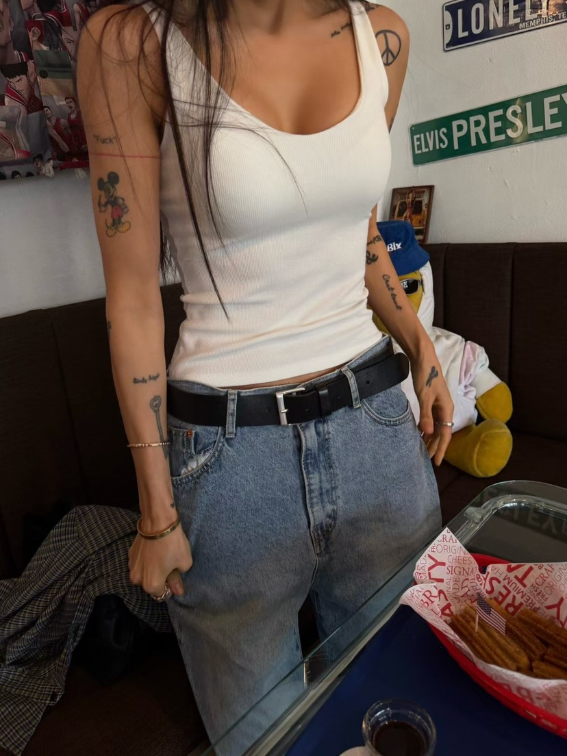 ABBEYLEE韓國代購女士新品職業人氣休閑熱賣26夏季吊帶背心ABBEYLEE吊帶/背心圖色1