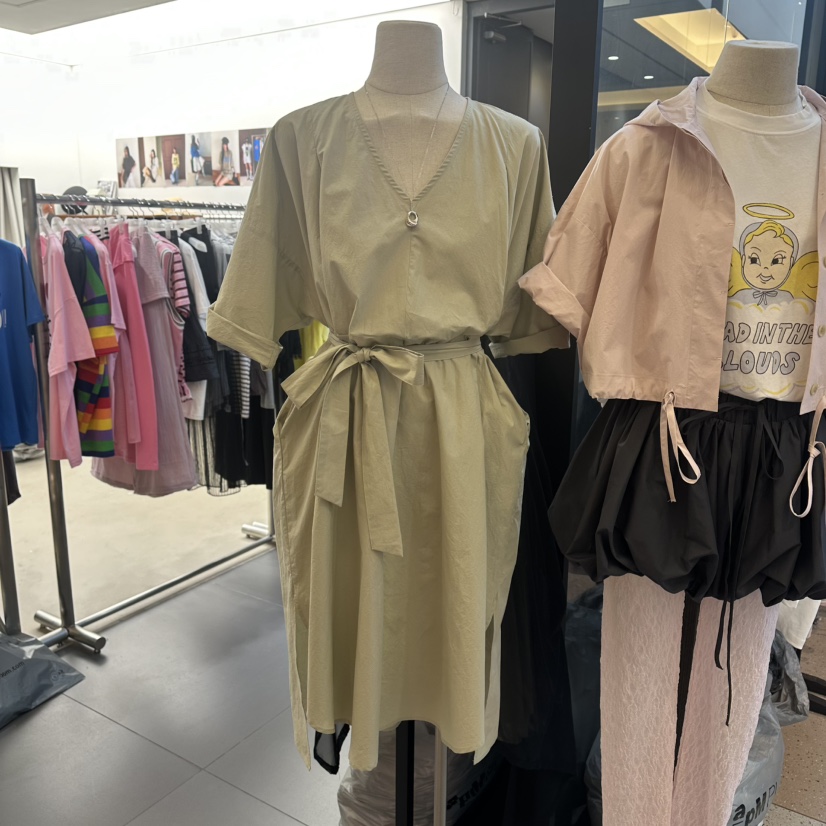 LE ETOILE韓國直郵女裝新品推薦職業休閑人氣連衣裙含腰帶Le etoile連衣裙圖色2