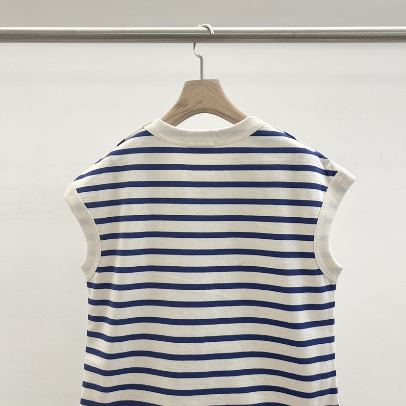 HEHR韓國直郵女裝新品26夏季職業人氣推薦休閑吊帶背心條紋hehr-AUTOMNE吊帶/背心