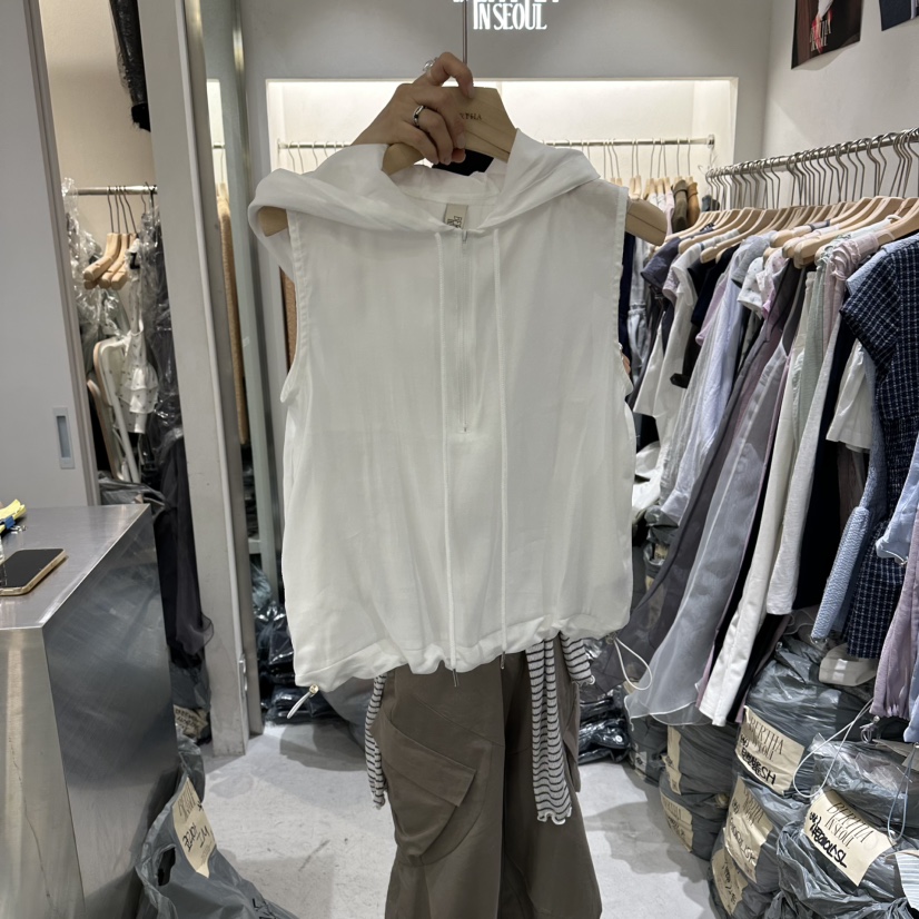 BERTHA東大門實拍韓國女士新品職業時尚推薦26夏季熱賣馬甲BERTHA馬甲圖色1