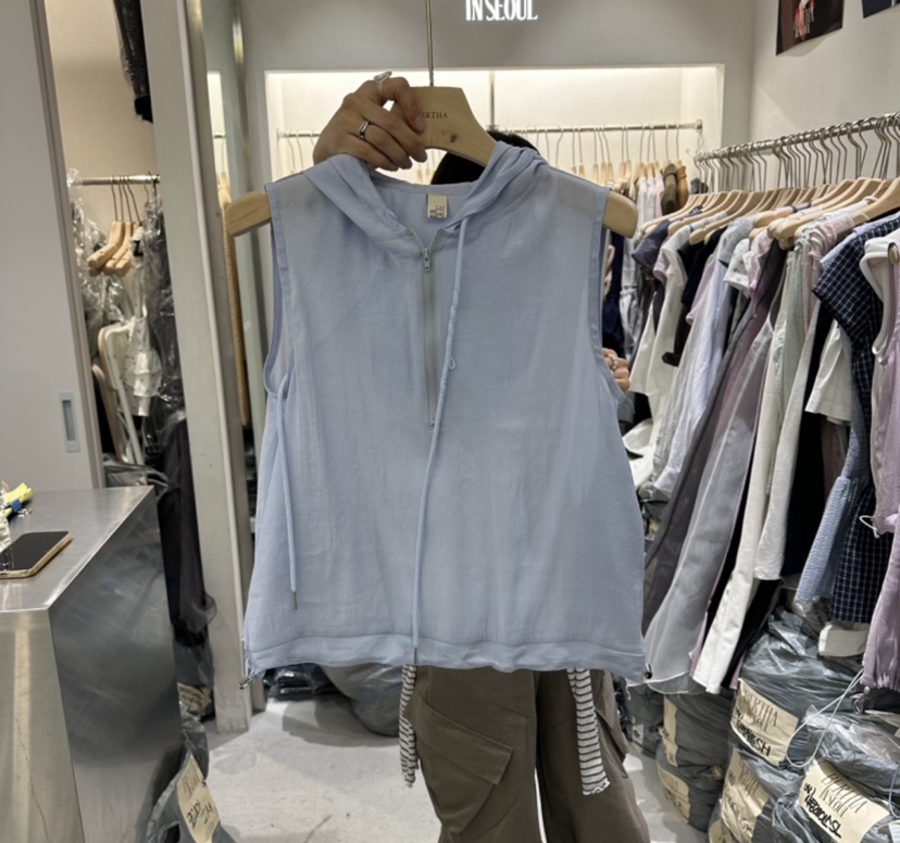 BERTHA東大門實拍韓國女士新品職業時尚推薦26夏季熱賣馬甲BERTHA馬甲圖色3