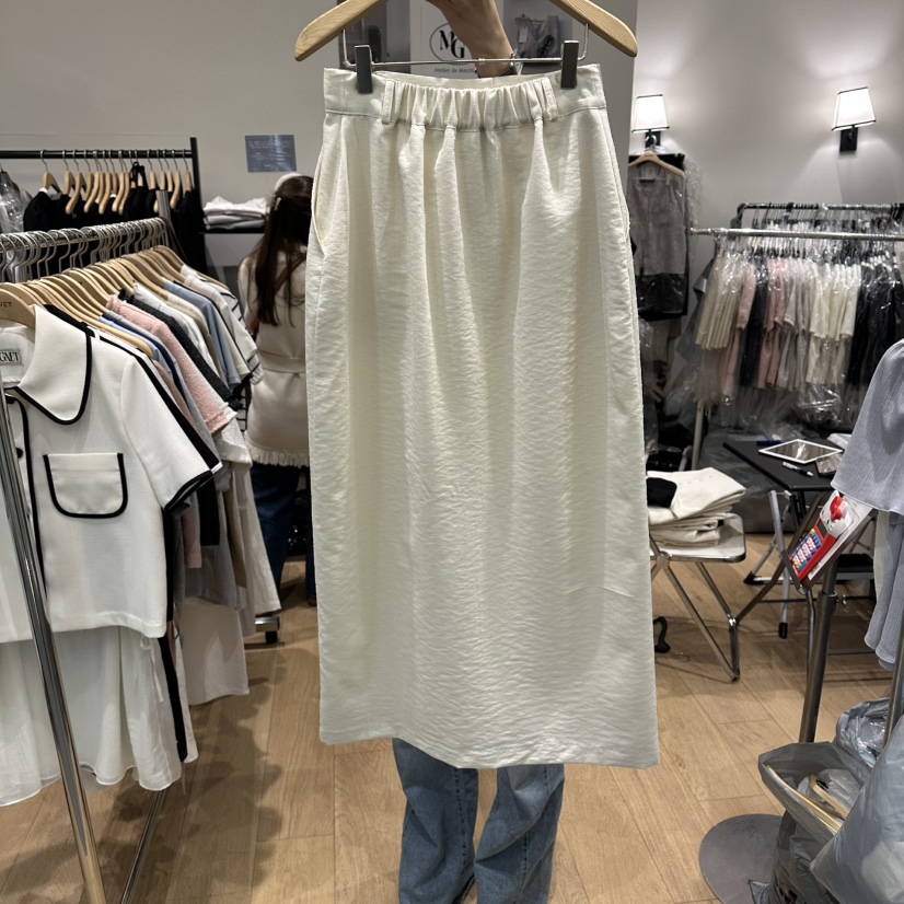 M.G.N韓國直郵女裝新品26夏季26春夏職業時尚推薦長裙亞麻MAGNET長裙