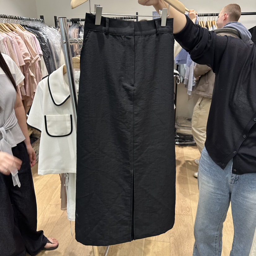 M.G.N韓國直郵女裝新品26夏季26春夏職業時尚推薦長裙亞麻MAGNET長裙圖色2