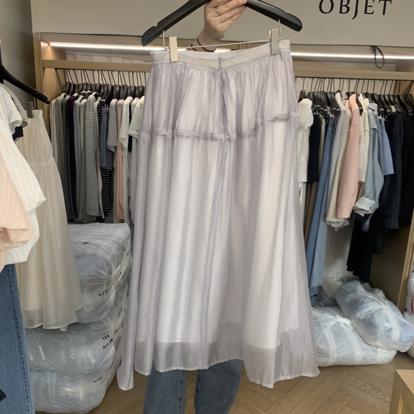 OBJET/LOVEUSU韓國東大門直郵女士新款時尚熱賣職業長裙OBJET/LOVEUSU長裙圖色1