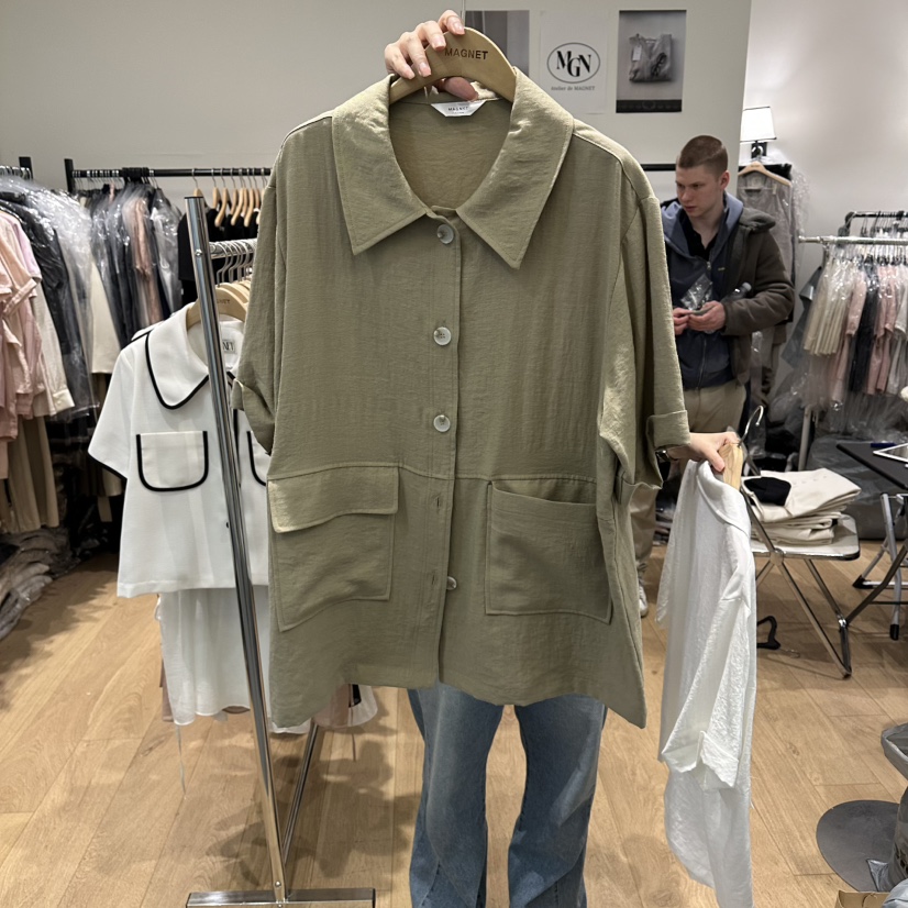 M.G.N韓國直郵女士新款時尚推薦職業26夏季熱賣夾克亞麻MAGNET夾克圖色3