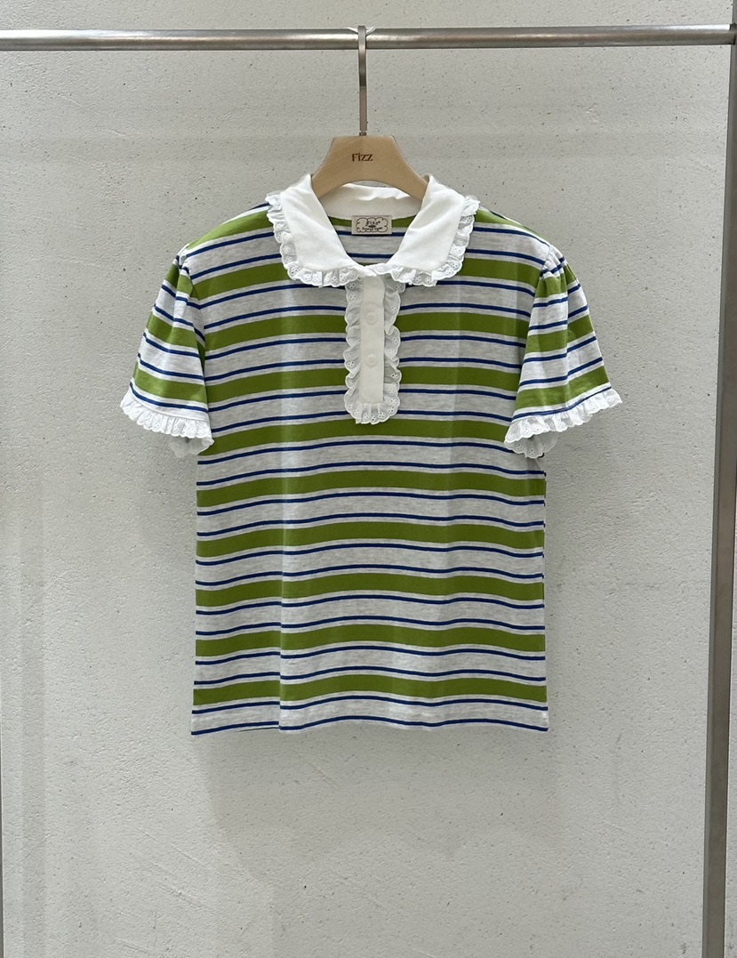 FIZZ韓國直郵實拍女士新品職業推薦熱賣休閑26春夏人氣T恤FIZZT恤圖色2