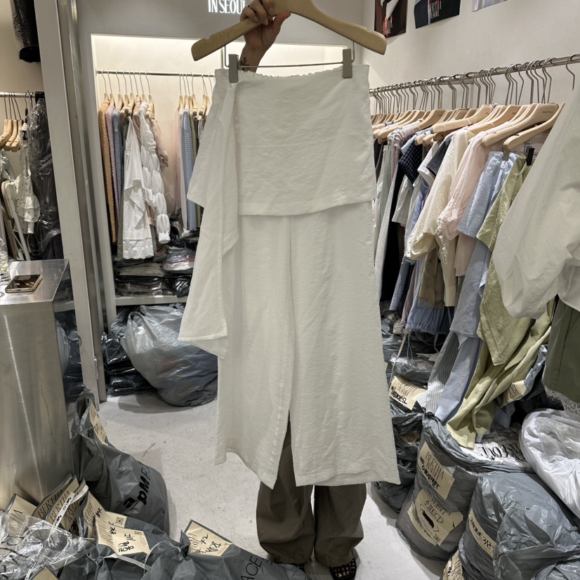 BERTHA韓國代購女士新品人氣職業26春夏26夏季時尚推薦裙褲BERTHA裙褲圖色1