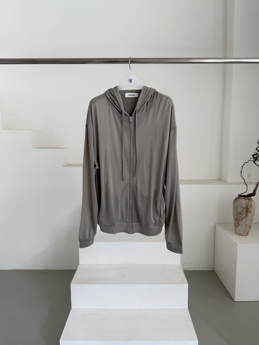 OATMEAL東大門實拍韓國女士新品熱賣時尚推薦人氣夾克連帽衫OATMEAL夾克圖色3