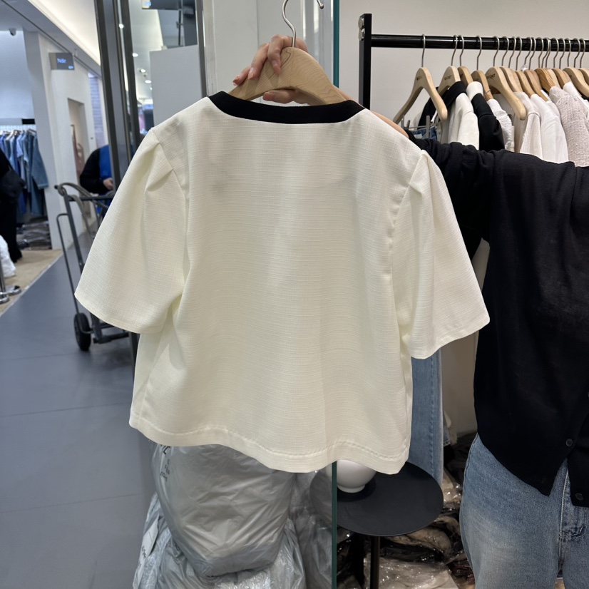 M.G.N韓國直郵女裝新品熱賣26夏季推薦時尚26春夏夾克撞色MAGNET夾克