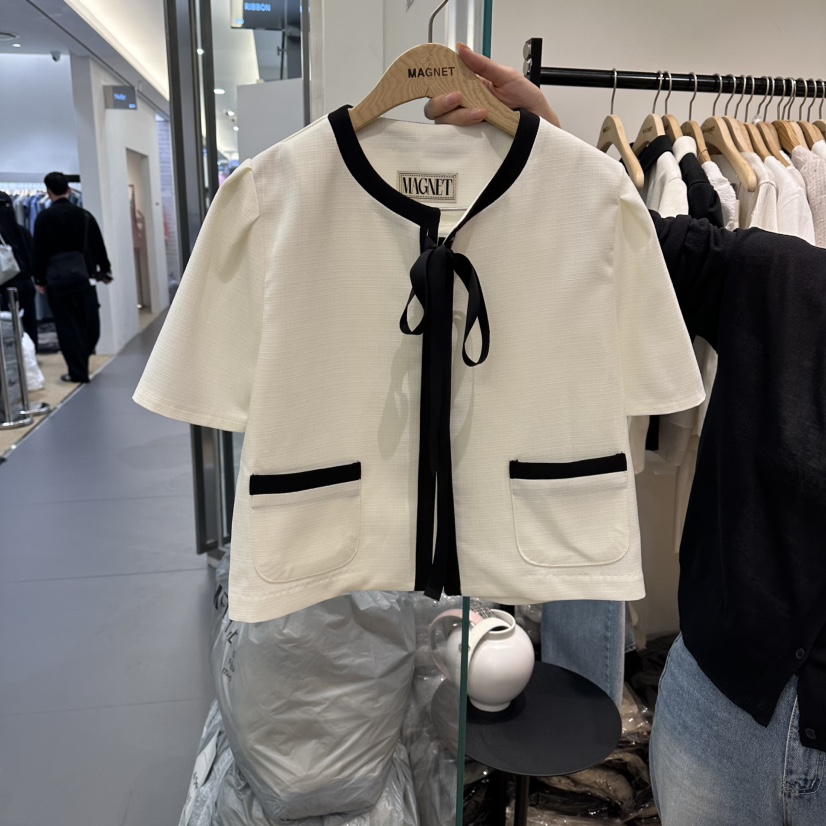 M.G.N韓國直郵女裝新品熱賣26夏季推薦時尚26春夏夾克撞色MAGNET夾克圖色1