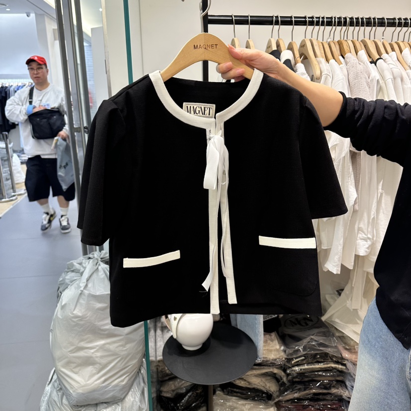 M.G.N韓國直郵女裝新品熱賣26夏季推薦時尚26春夏夾克撞色MAGNET夾克圖色2