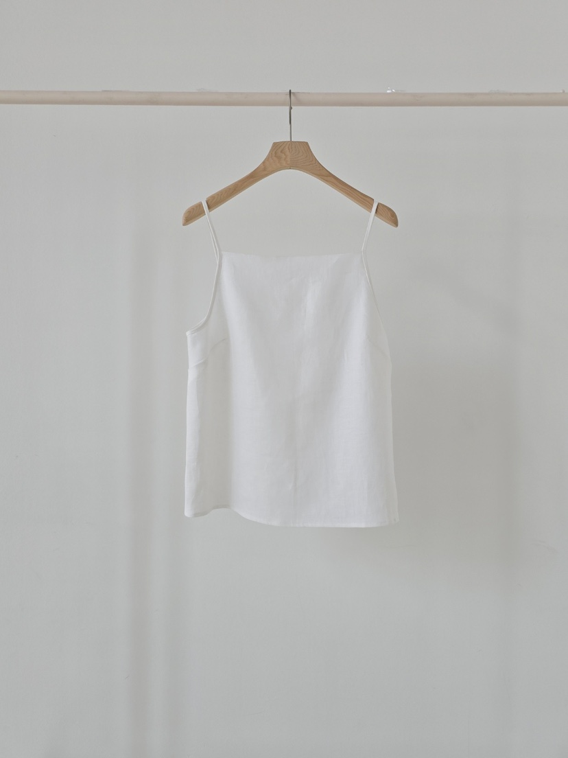 J SHOP韓國直郵實拍女裝新品休閑職業人氣26夏季吊帶背心亞麻J_SHOP吊帶/背心圖色1